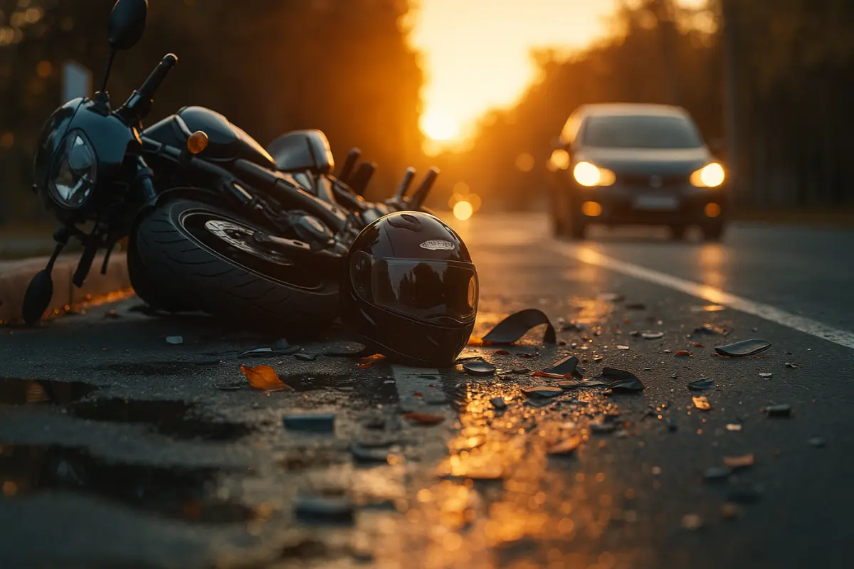 Accident de moto/scooter